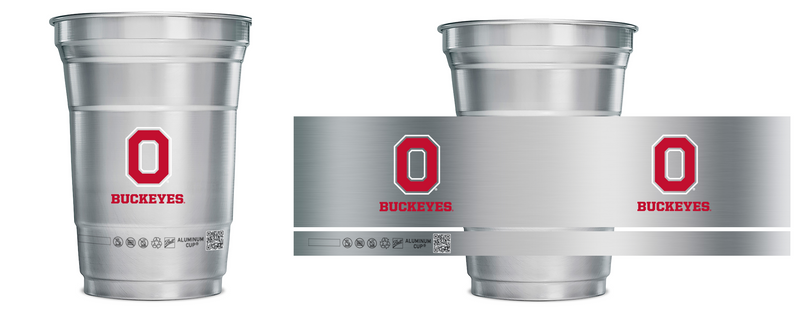 16oz Aluminum Cup | Ohio State University Buckeyes