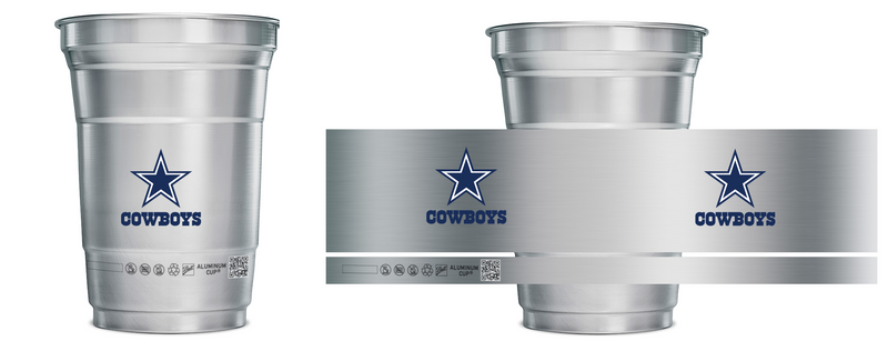 16oz Aluminum Cup | Dallas Cowboys