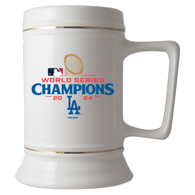 28oz Ceramic Stein | 2024 Champion Los Angeles Dodgers at $34.99