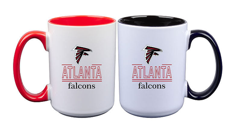 2pk Inner Color Home-Away Mug Set | Atlanta Falcons