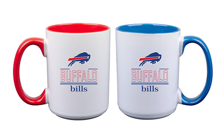 2pk Inner Color Home-Away Mug Set | Buffalo Bills