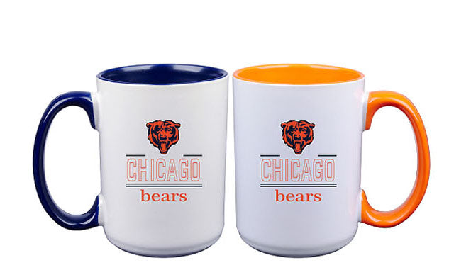 2pk Inner Color Home-Away Mug Set | Chicago Bears