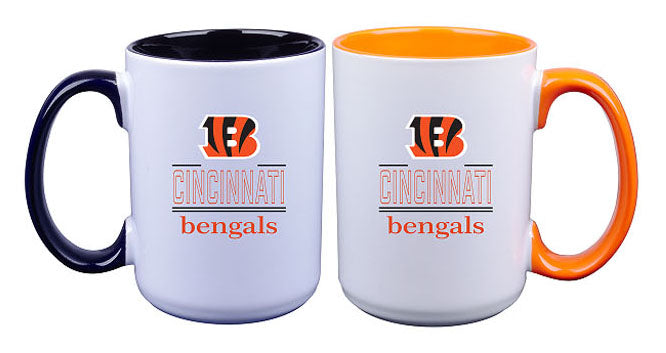 2pk Inner Color Home-Away Mug Set | Cincinnati Bengals