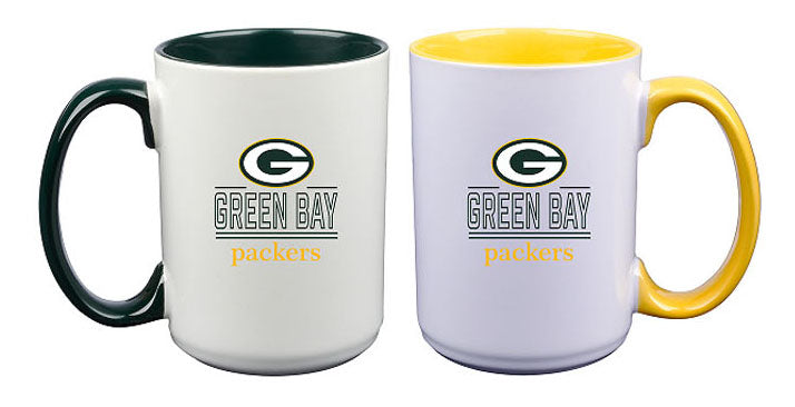 2pk Inner Color Home-Away Mug Set | Green Bay Packers