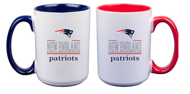 2pk Inner Color Home-Away Mug Set | New England Patriots