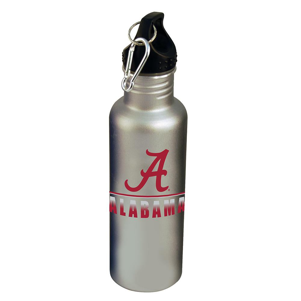 Stainless Steel Water Bottle w/Clip  Alabama Crimson Tide at $14.00 only  from The Memory Company