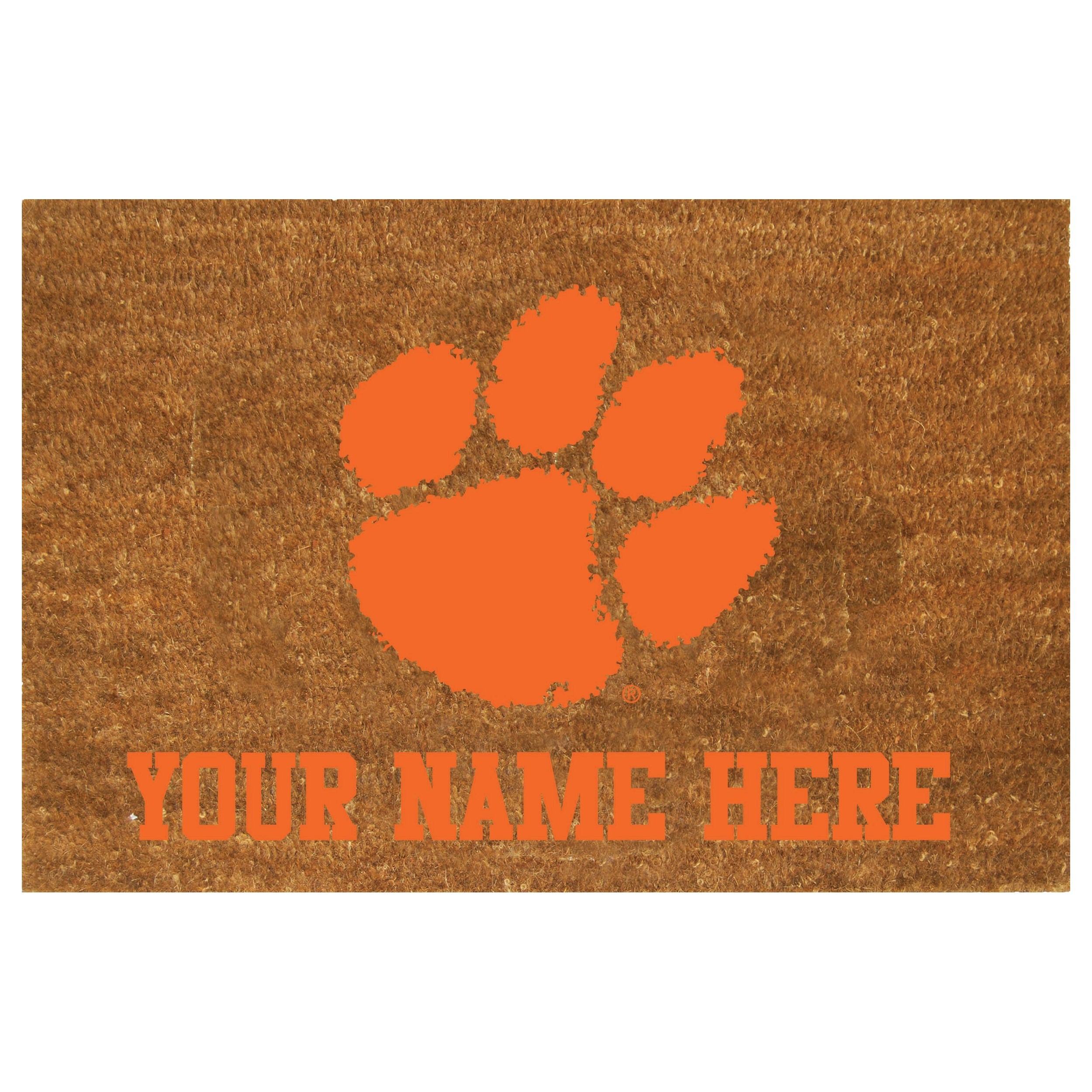 Personalized Doormat | Clemson Tigers