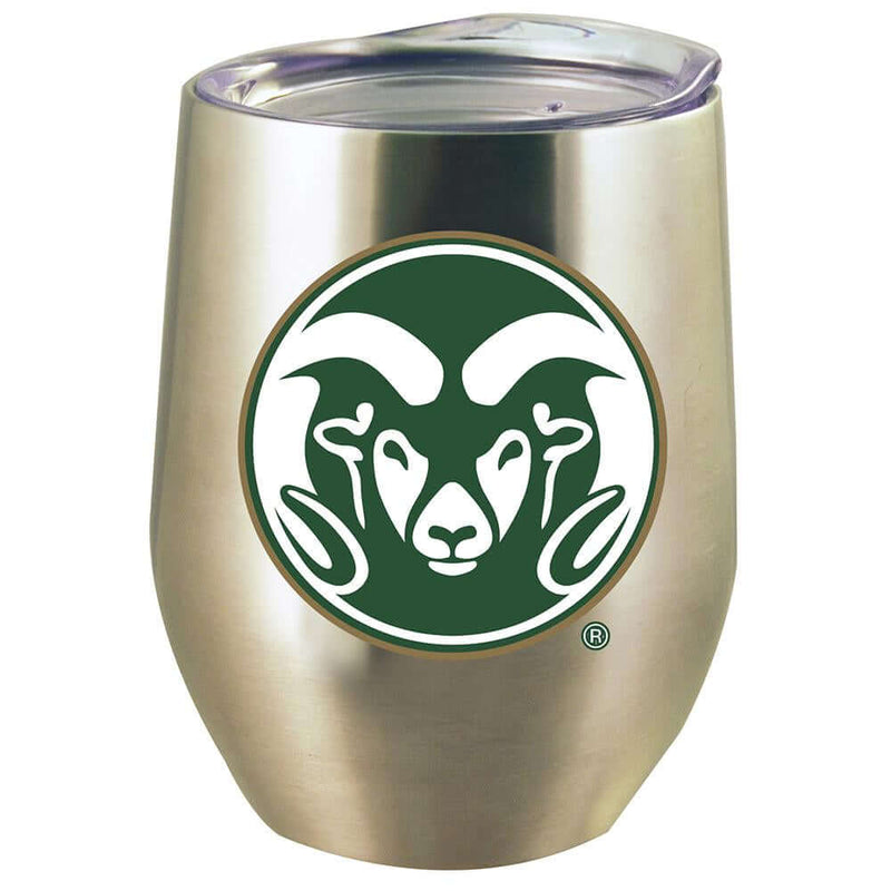 12oz Stainless Steel Stemless Tumbler w/Lid | Colorado State University COL, Colorado State Rams, COS, CurrentProduct, Drinkware_category_All 888966961425 $15.76