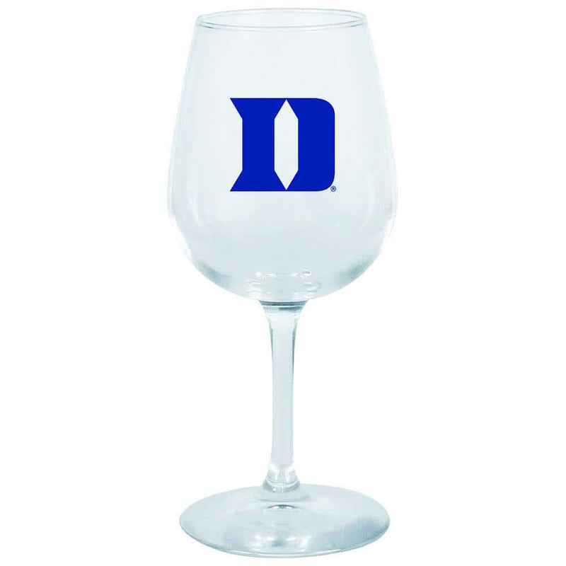 12.75oz Decal Wine Glass | Duke University COL, DUK, Duke Blue Devils, Holiday_category_All, OldProduct 888966683846 $12