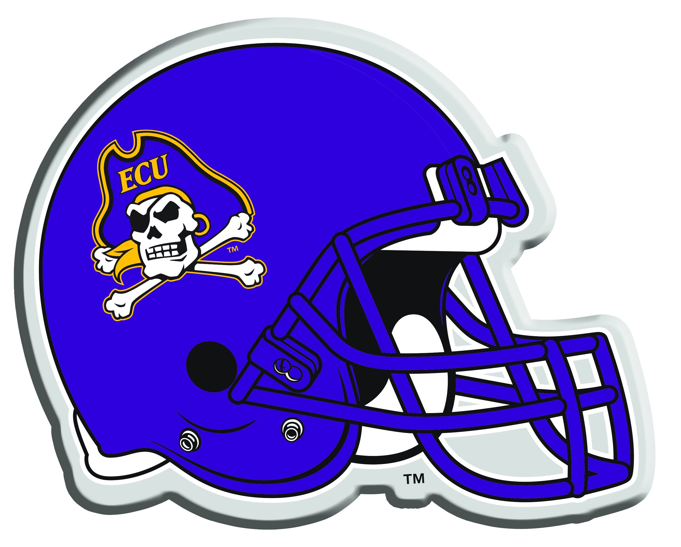 ecu football helmet LED Helmet Lamp East Carolina