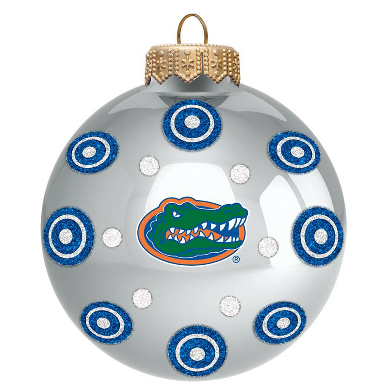 Silver Polka Dot Ornament | Florida
COL, FL, Florida Gators, OldProduct
The Memory Company