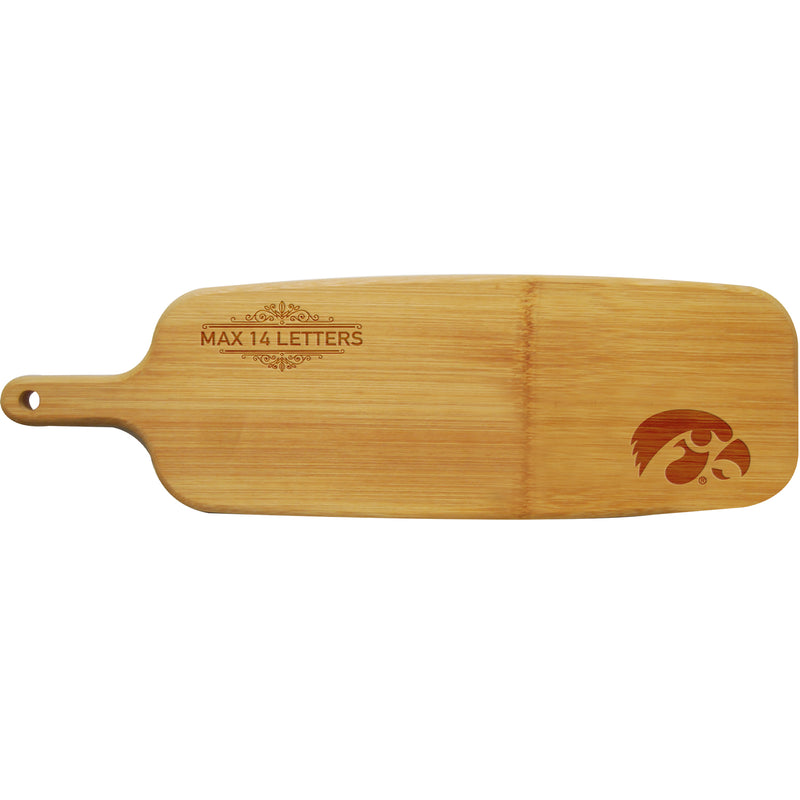 Personalized Bamboo Paddle Cutting & Serving Board | Iowa Hawkeyes
COL, CurrentProduct, Home&Office_category_All, Home&Office_category_Kitchen, IOW, Iowa Hawkeyes, Personalized_Personalized
The Memory Company