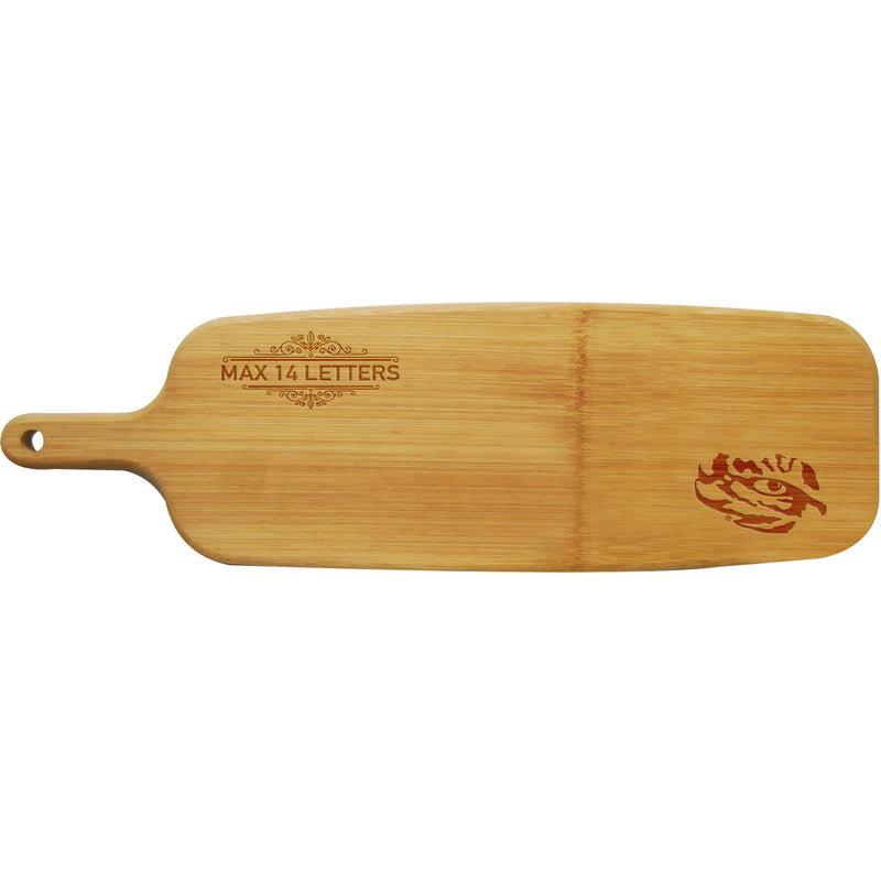 Personalized Bamboo Paddle Cutting & Serving Board | LSU Tigers
COL, CurrentProduct, Home&Office_category_All, Home&Office_category_Kitchen, LSU, LSU Tigers, Personalized_Personalized
The Memory Company