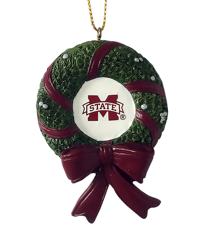 Wreath Ornament - Mississippi State University
COL, Mississippi State Bulldogs, MSS, OldProduct
The Memory Company