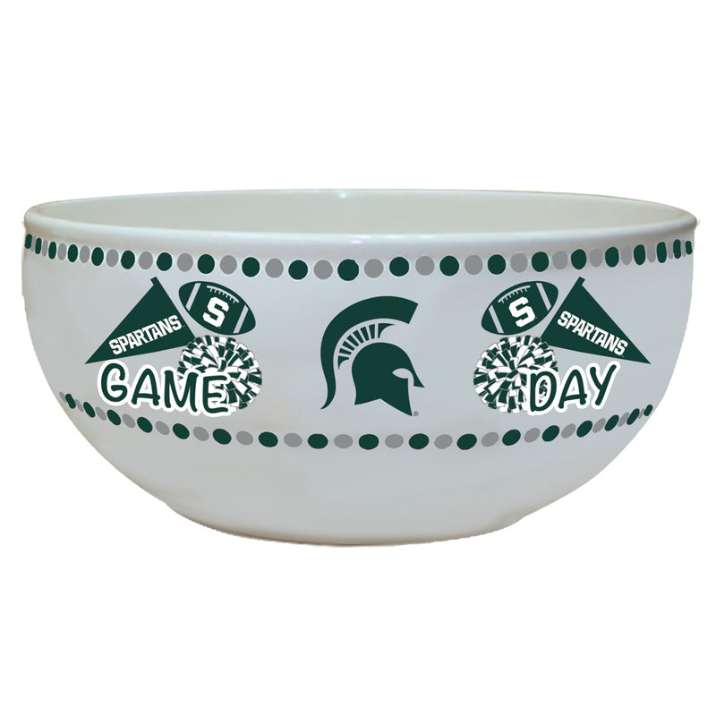 Large Game Day Ceramic Bowl | Michigan State