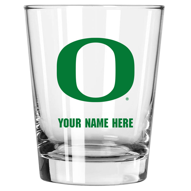 15oz Personalized Stemless Glass | Oregon Ducks