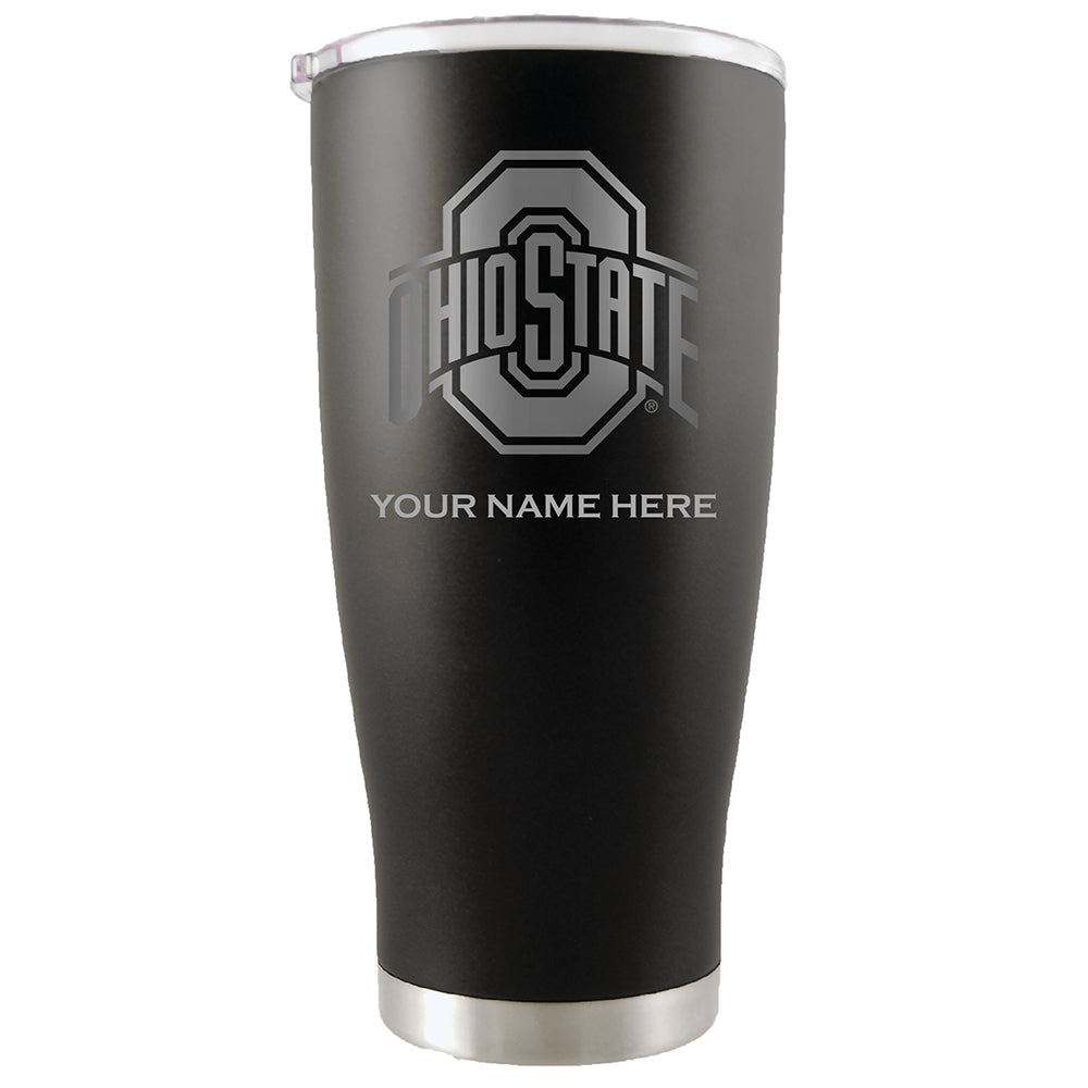 20oz Black Personalized Stainless Steel Tumbler