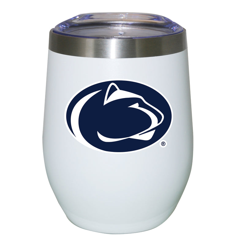 12oz White Stainless Steel Stemless Tumbler | Penn State Nittany Lions COL, CurrentProduct, Drinkware_category_All, Penn State Nittany Lions, PSU 194207624814 $27.49
