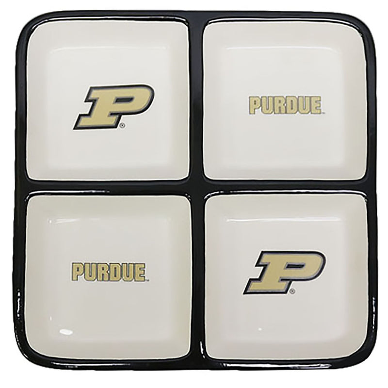 4 Section Square Tray | Purdue