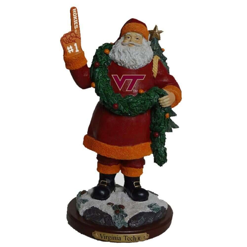 #1 Santa Ornament | Virginia Tech