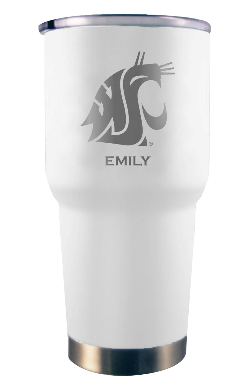 30oz White Personalized Stainless Steel Tumbler | Washington State
COL, CurrentProduct, Drinkware_category_All, Personalized_Personalized, WAS, Washington State Cougars
The Memory Company