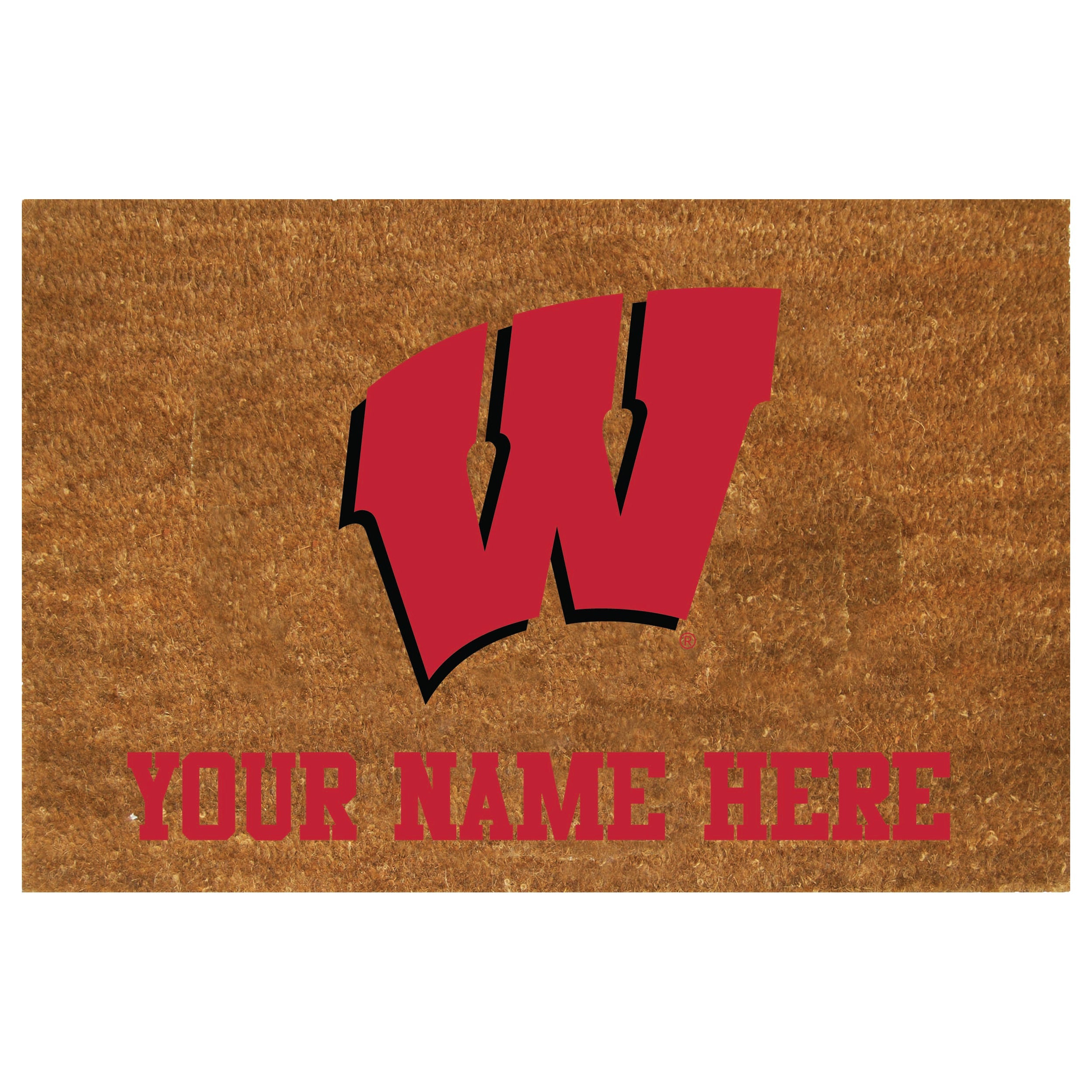 Personalized Doormat | Wisconsin Badgers