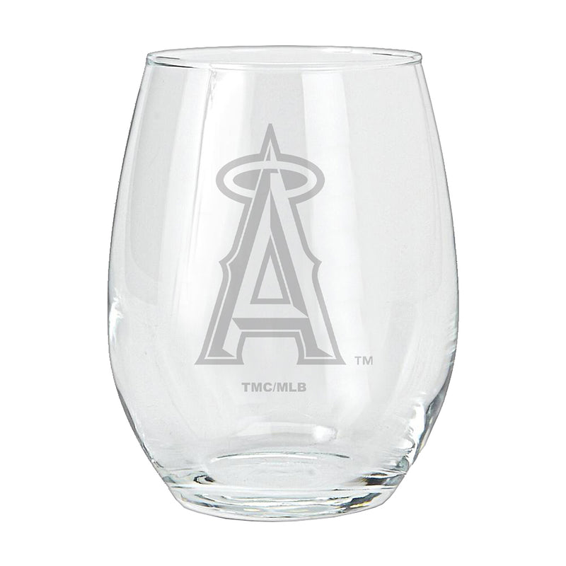 15oz Etched Stemless Tumbler | Los Angeles Angels AAN, CurrentProduct, Drinkware_category_All, Los Angeles Angels, MLB 194207265505 $12.49