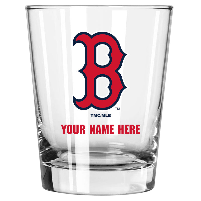 15oz Personalized Stemless Glass | Boston Red Sox