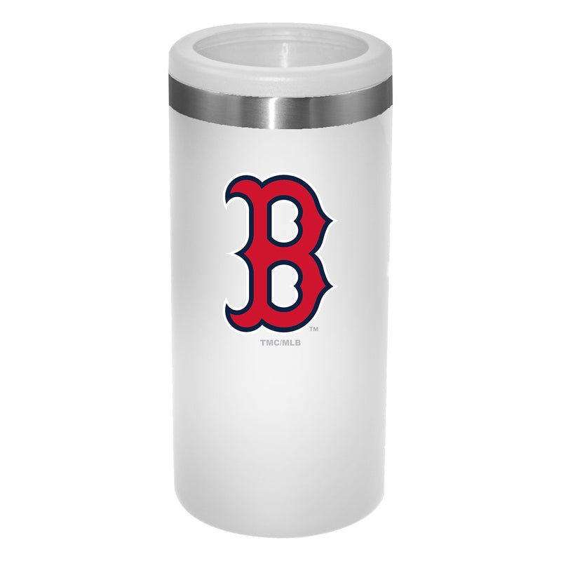 12oz White Slim Can Holder | Boston Red Sox