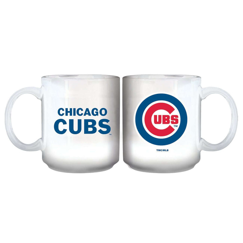 11oz White Mug Basic | Chicago Cubs CCU, Chicago Cubs, CurrentProduct, Drinkware_category_All, MLB 687746921211 $12.49