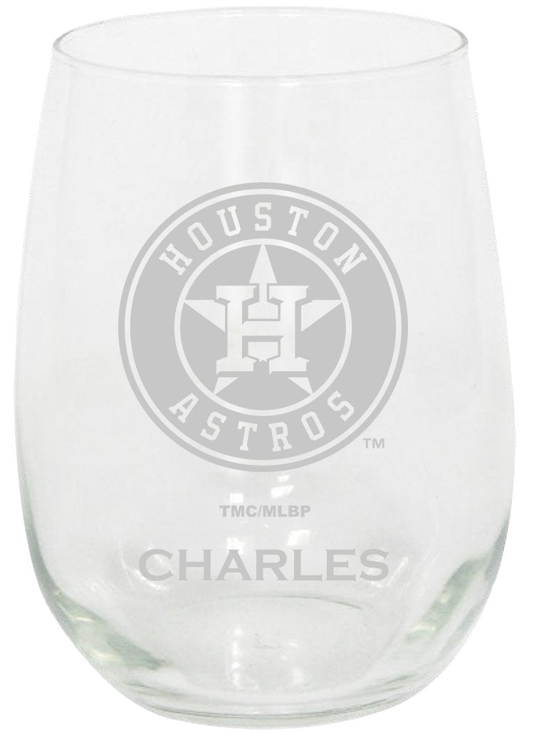 15oz Personalized Stemless Glass Tumbler  | Houston Astros
CurrentProduct, Custom Drinkware, Drinkware_category_All, Gift Ideas, HAS, Houston Astros, MLB, Personalization, Personalized_Personalized
The Memory Company