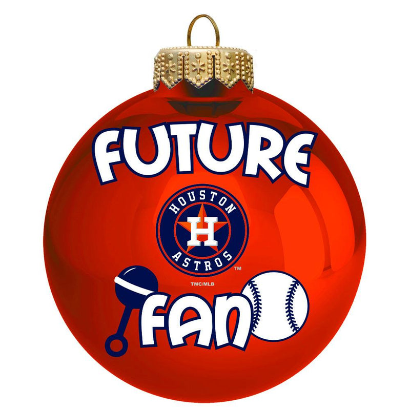 Future Fan Ball Ornament  | Houston Astros
CurrentProduct, HAS, Holiday_category_All, Holiday_category_Ornaments, Houston Astros, MLB
The Memory Company