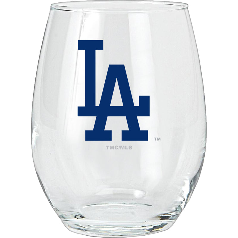 15oz Stemless Glass Tumbler | Los Angeles Dodgers