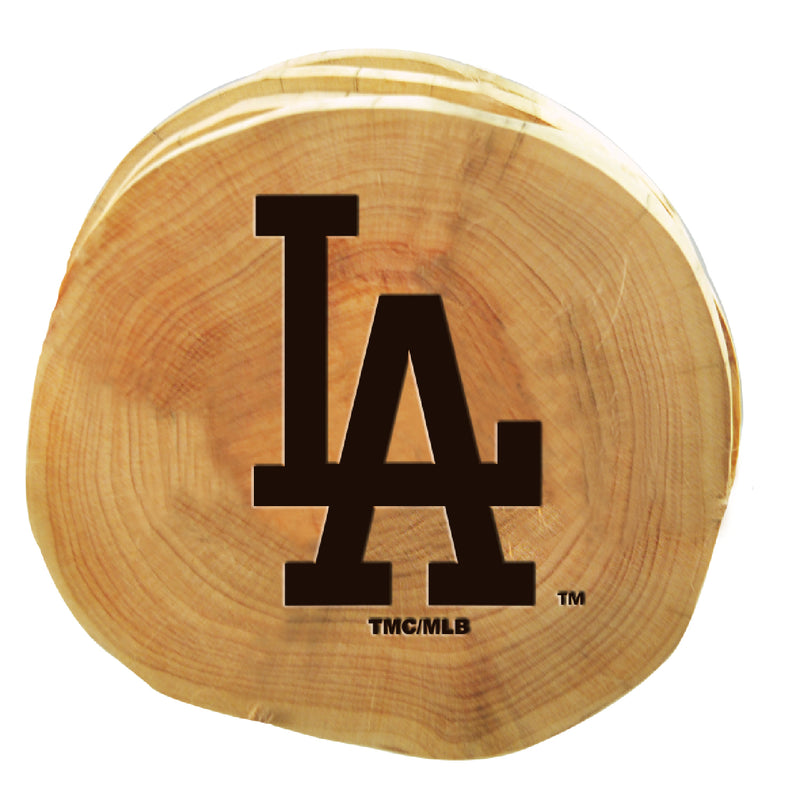 4pk Wood Cut Coaster | Los Angeles Dodgers