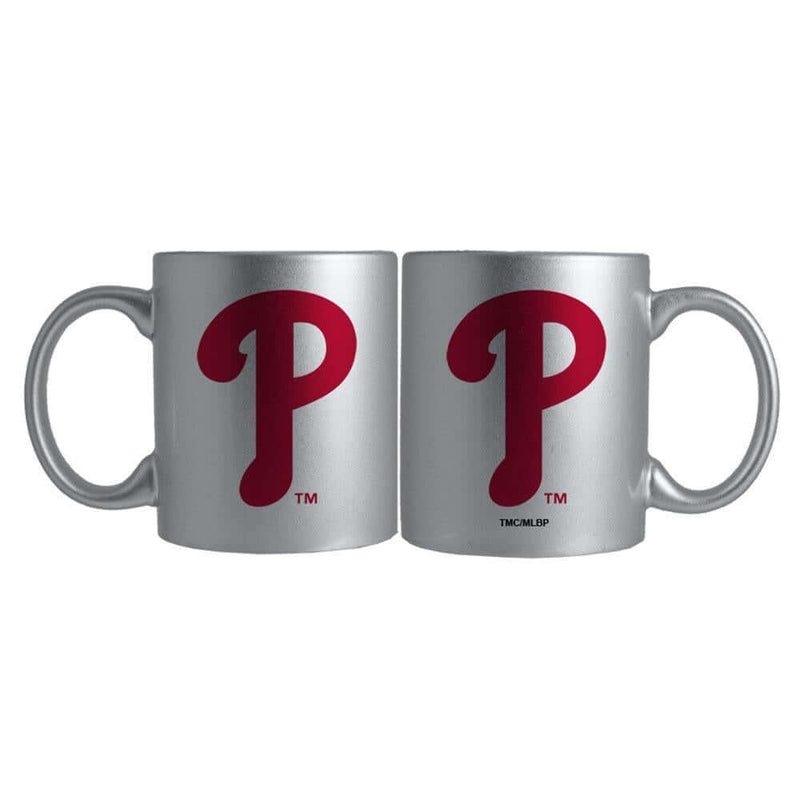 11oz. Silver Mug | Philadelphia Phillies MLB, OldProduct, Philadelphia Phillies, PPH 687746195773 $11.5
