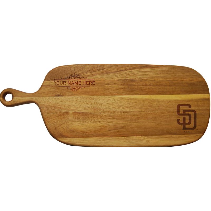 Personalized Acacia Paddle Cutting & Serving Board | San Diego Padres
CurrentProduct, Home&Office_category_All, Home&Office_category_Kitchen, MLB, Personalized_Personalized, San Diego Padres, SDP
The Memory Company