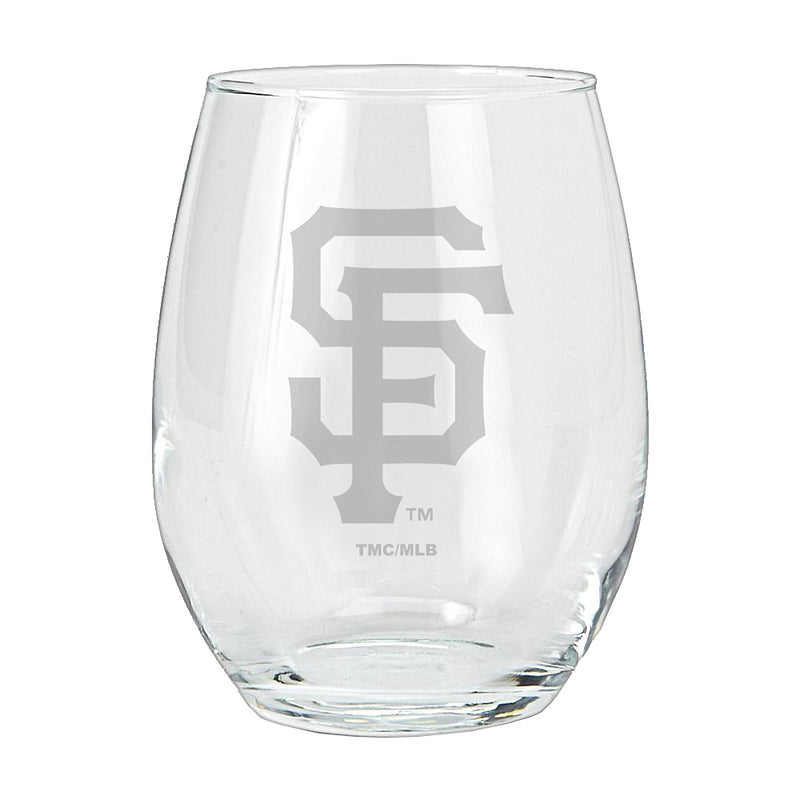 15oz Etched Stemless Tumbler | San Francisco Giants CurrentProduct, Drinkware_category_All, MLB, San Francisco Giants, SFG 194207265734 $12.49