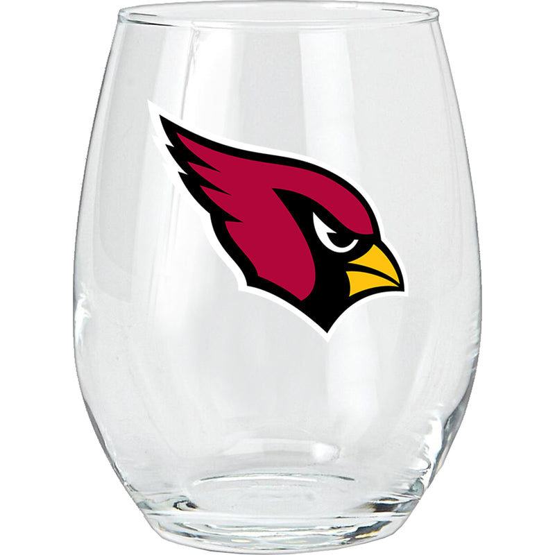 15oz Stemless Glass Tumbler | Arizona Cardinals
