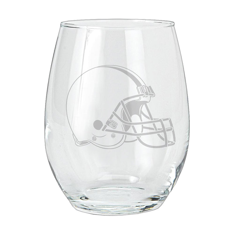 15oz Etched Stemless Tumbler | Cleveland Browns Cleveland Browns, CLV, CurrentProduct, Drinkware_category_All, NFL 194207265864 $12.49