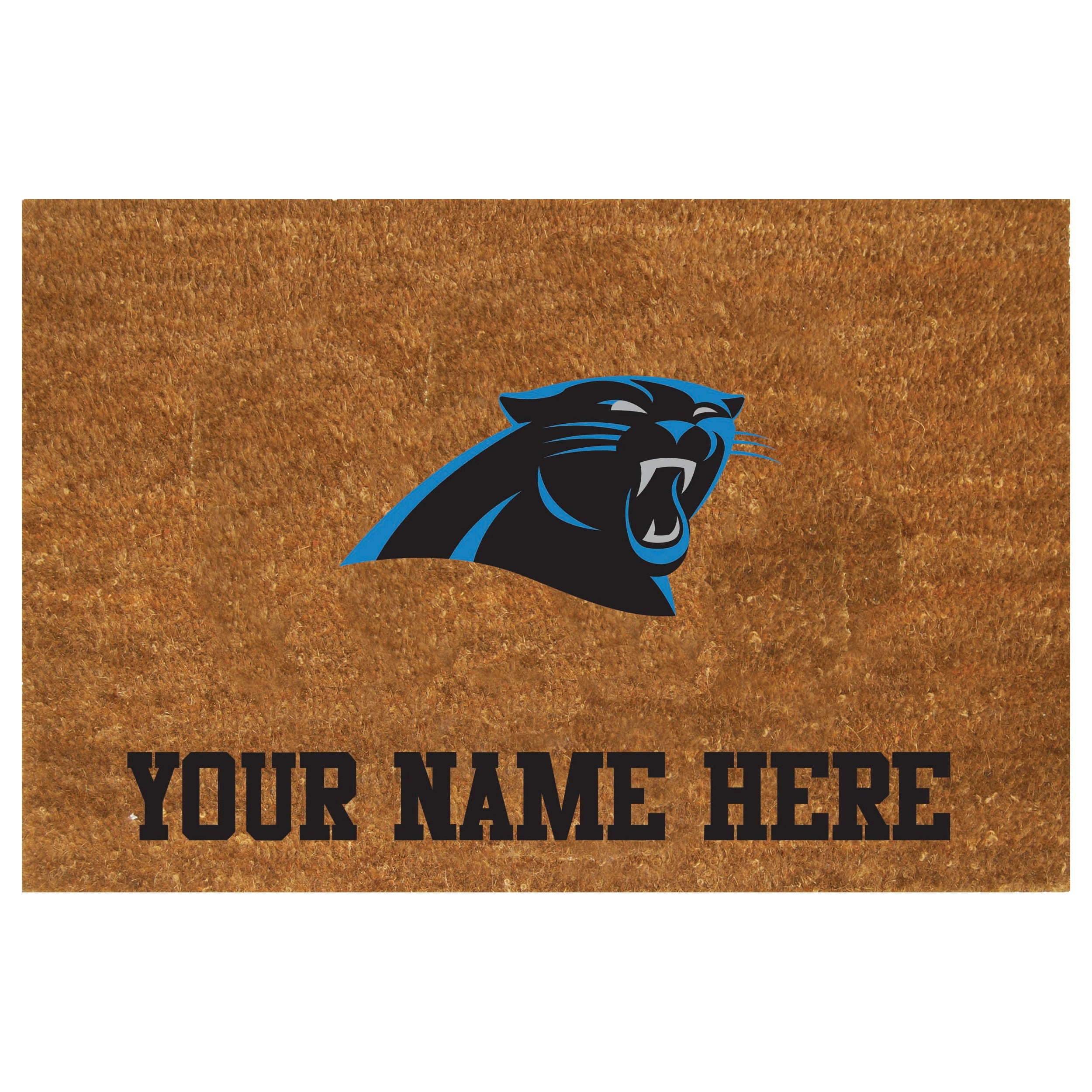 Personalized Doormat | Carolina Panthers