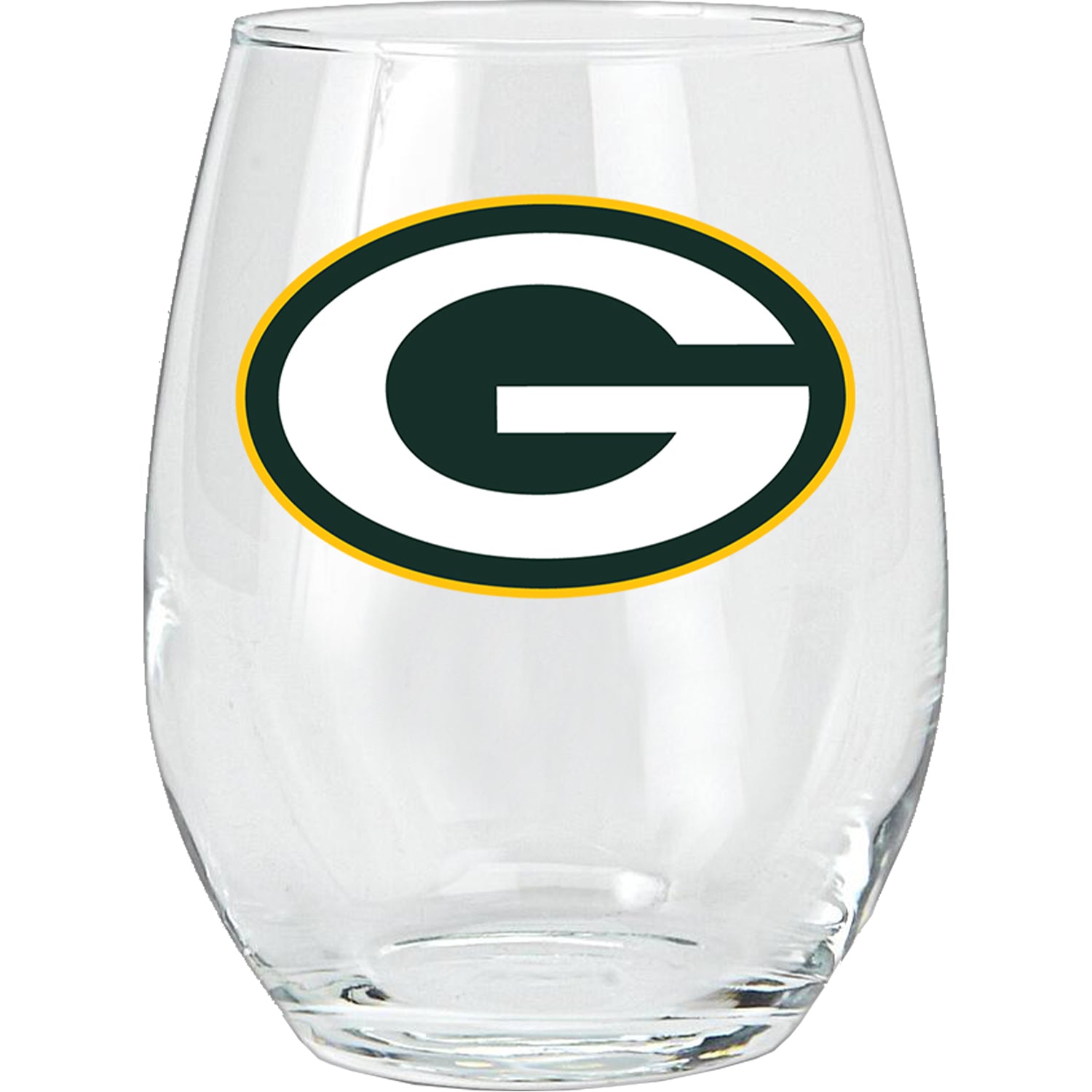 Green Bay Packers 15oz. Stemless Wine Glass
