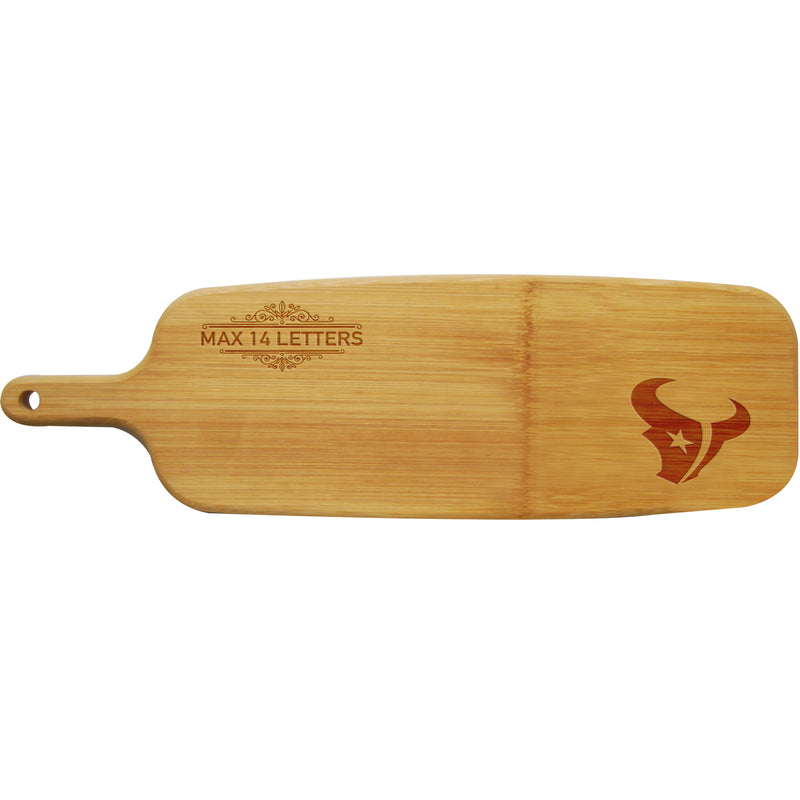 Personalized Bamboo Paddle Cutting & Serving Board | Houston Texans
CurrentProduct, Home&Office_category_All, Home&Office_category_Kitchen, Houston Texans, HTE, NFL, Personalized_Personalized
The Memory Company