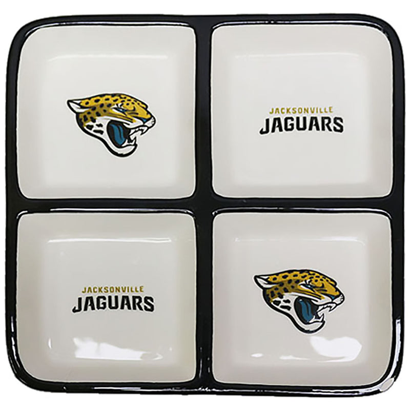 4 Section Square Tray | Jacksonville Jaguars