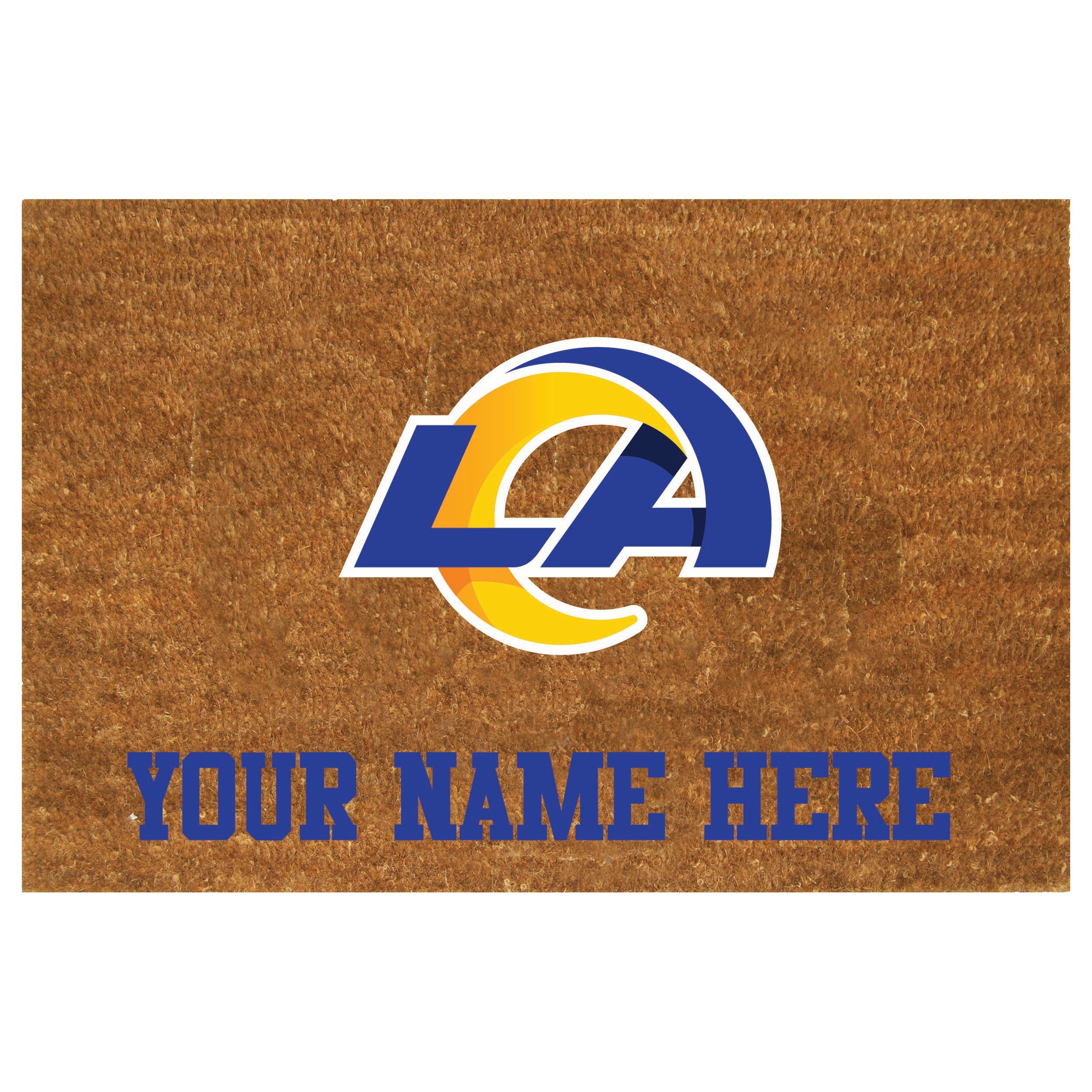 Personalized Doormat | Los Angeles Rams