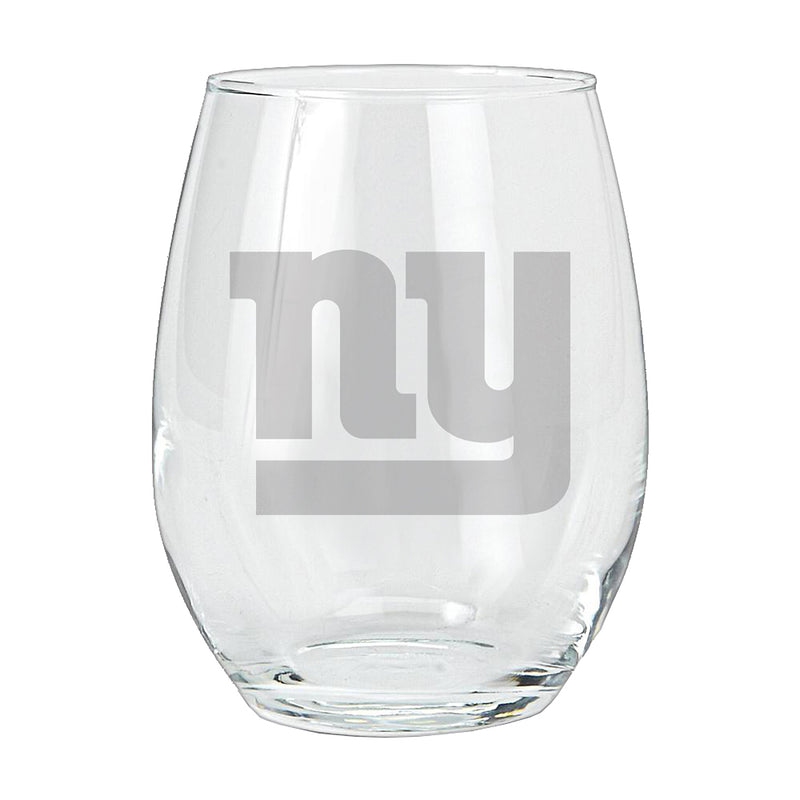 15oz Etched Stemless Tumbler | New York Giants CurrentProduct, Drinkware_category_All, New York Giants, NFL, NYG 194207266014 $12.49