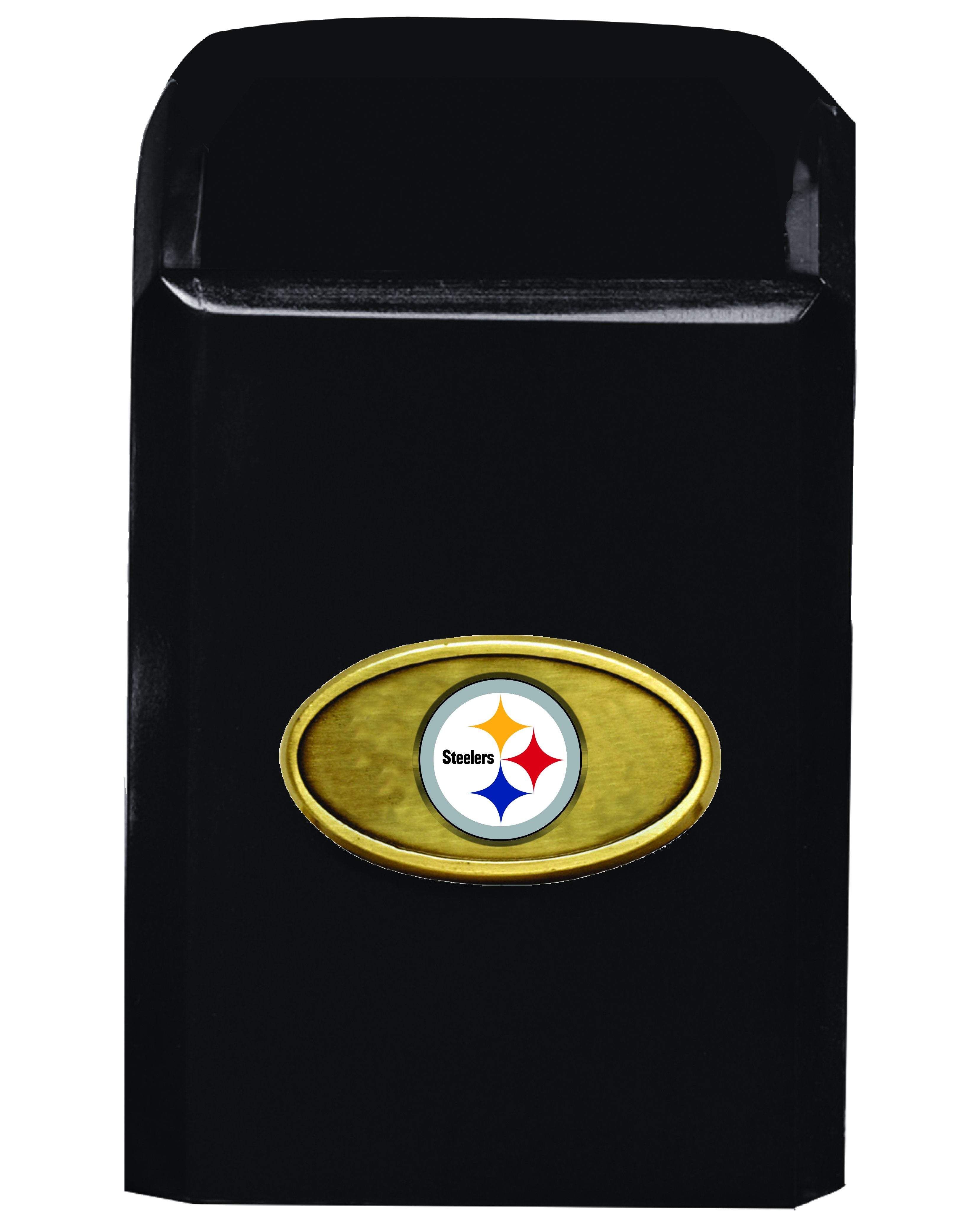 THE MEMORY COMPANY Black Pittsburgh Steelers 26oz. Primary Logo Water Bottle