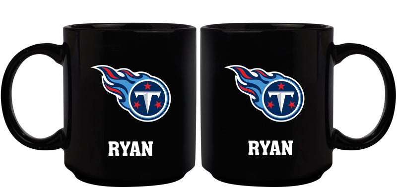 11oz Black Personalized Ceramic Mug | Tennessee Titans CurrentProduct, Custom Drinkware, Drinkware_category_All, Gift Ideas, NFL, Personalization, Personalized_Personalized, Tennessee Titans, TTI 194207372593 $20.11