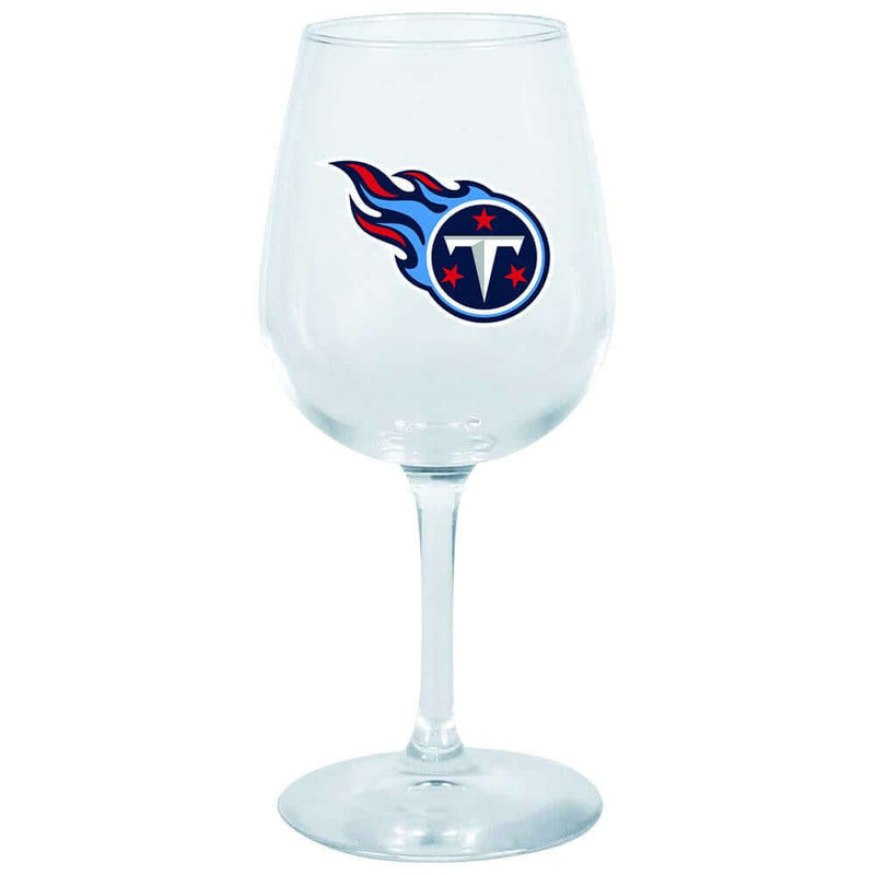 12.75oz Stem Dec Wine Glass | Tennessee Titans Holiday_category_All, NFL, OldProduct, Tennessee Titans, TTI 888966057517 $12