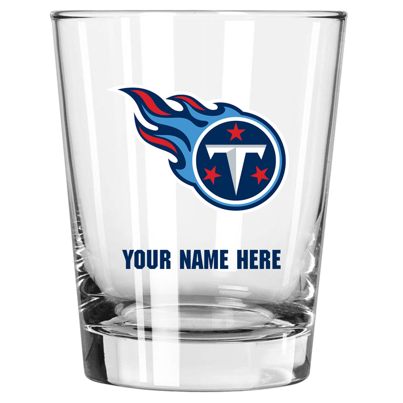 15oz Personalized Stemless Glass | Tennessee Titans