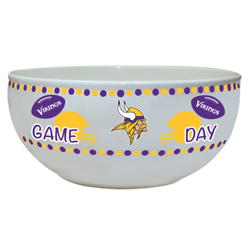 Large Game Day Ceramic Bowl | Minnesota Vikings